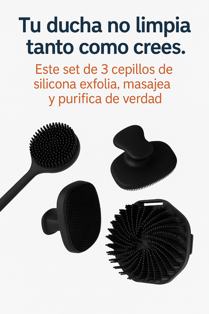 Cepillos corporales de silicone